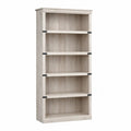 Tall MDF Bookshelf White 5-Shelf 180cm