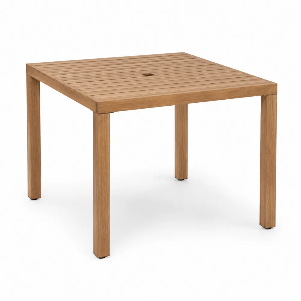 Square Teak Outdoor Dining Table 80cm