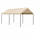 Outdoor Canopy Steel Frame 6x3m Beige