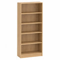 Oak 5-Shelf Bookcase 180cm