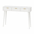 Rectangular MDF Console Table with Drawers