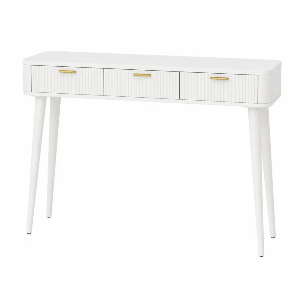 Rectangular MDF Console Table with Drawers